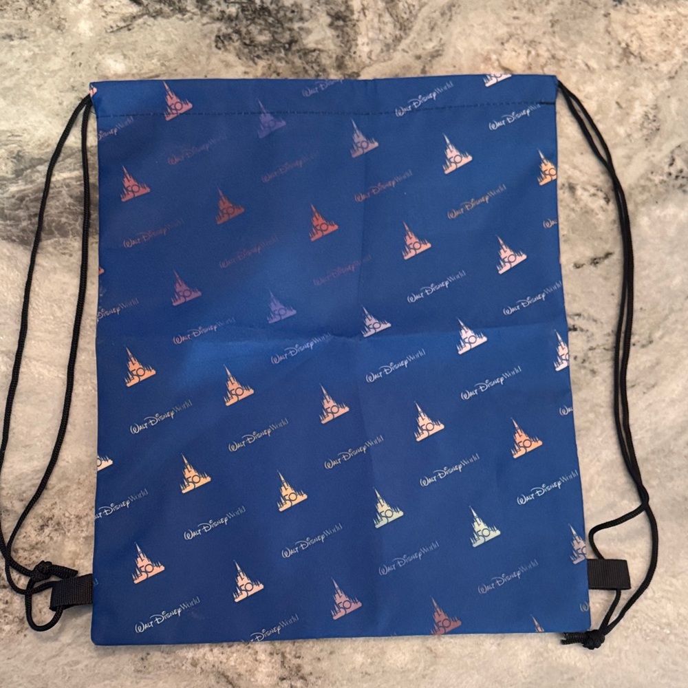 Walt Disney World 50th anniversary drawstring bag